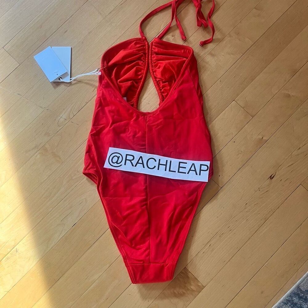 $130 Leilani Halter Neck One-Piece Swimsuit size 2 m8 - Picture 3 of 7